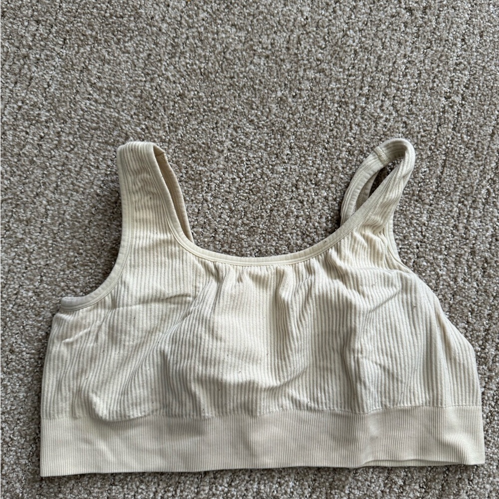 Yellow Cream Harper Wilde Ribbed Stretchy Bra